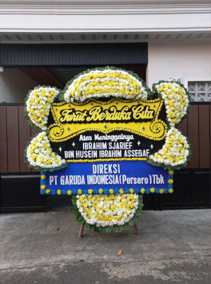 Papan Bunga Duka di Merdikorejo