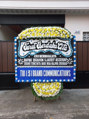 Papan Bunga Duka di Merdikorejo